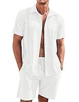 Algopix Similar Product 14 - COOFANDY Mens Cuban Shirts Short Sleeve