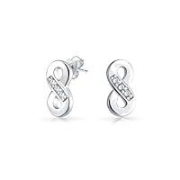 Algopix Similar Product 17 - Cubic Zirconia CZ Accent Pave Infinity