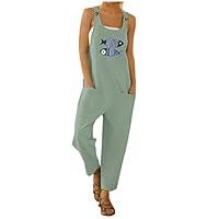 Algopix Similar Product 11 - Womens Jumpsuit Harem Pants Sleeveless