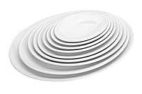 Algopix Similar Product 14 - LACOR Melamine Oval Tray White 458 x