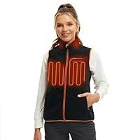 Algopix Similar Product 1 - CONQUECO Womens Heated Fleece Vest