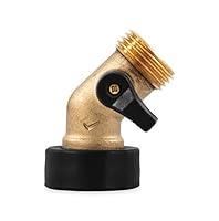 Algopix Similar Product 16 - Camco Solid Brass 45 Degree Drinking