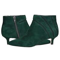 Algopix Similar Product 10 - MOOMMO Women Emerald Green Low Kitten