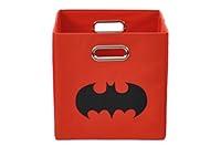 Algopix Similar Product 6 - Batman Shield Folding Storage Bin, Red