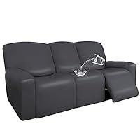 Algopix Similar Product 14 - EasyGoing PU Leather Recliner Sofa