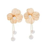 Algopix Similar Product 12 - Elegant Statement Flower Bunch Dangle