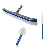 Algopix Similar Product 11 - Blue Devil 18 Inch Pool Brush  7 to 21