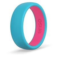 Algopix Similar Product 20 - Enso Rings Dual Tone Silicone Wedding