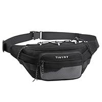Algopix Similar Product 8 - TINYAT Large Fanny Pack Travel Waist