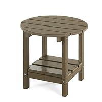 Algopix Similar Product 13 - ABCPATIO Adirondack Side Table Outdoor