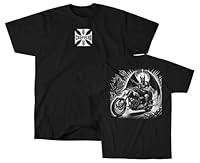 Algopix Similar Product 9 - Qanipu Motorcycle Graphic TShirt