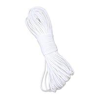 Algopix Similar Product 7 - White Elastic Cord Earloop for face
