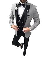 Algopix Similar Product 20 - Tuxedo for Men PromMen 3 Piece Suit