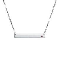 Algopix Similar Product 9 - Engravable Sideways Bar Name Plate