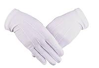 Algopix Similar Product 3 - WDSKY Mens Womens Cotton White Gloves