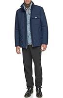 Algopix Similar Product 7 - ANDREW MARC Mens Quilted Jacket Ink