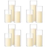 Algopix Similar Product 4 - Shihanee Set of 12 Pillar Candles and