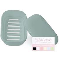 Algopix Similar Product 16 - Quatish Soap Holder 1 Pack Travel Soap