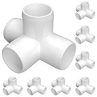 Algopix Similar Product 1 - FORMUFIT F0344WTWH8 4Way Tee PVC