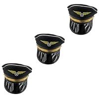 Algopix Similar Product 14 - LIFKOME 3pcs Police Hat Cosplay Hats