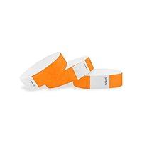 Algopix Similar Product 7 - WristCo Neon Orange  Tyvek Wristbands