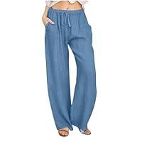 Algopix Similar Product 13 - Linen Pants Women Summer Casual