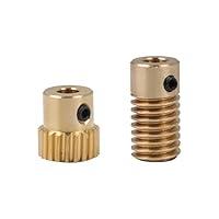 Algopix Similar Product 6 - CNBTR 5mm Bore Hole Diameter Brass Gear