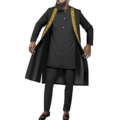 Two Piece African Dashiki Suit African Men's Clothes Traditional