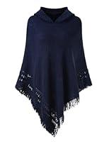 Algopix Similar Product 15 - Ferand Ladies Hooded Cape with Fringed