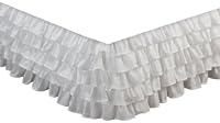 Algopix Similar Product 18 - Greenland Home MultiRuffle Bed Skirt