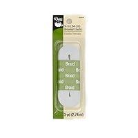 Algopix Similar Product 18 - Braided Elastic 1/4 Wide 3 yds White