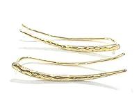 Algopix Similar Product 17 - Ear Climber Earrings Long Gold Filled