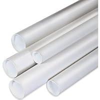 Algopix Similar Product 7 - 1 1/2 x 12" White Tubes with Caps