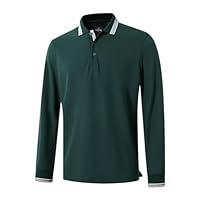 Algopix Similar Product 6 - Mens Casual Polo Shirts Long Sleeve 3