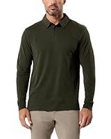 Algopix Similar Product 1 - INTO THE AM Long Sleeve Polo Shirts for