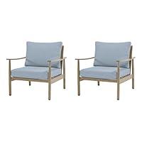 Algopix Similar Product 11 - HAPPATIO Patio Sofa Aluminum Armchairs