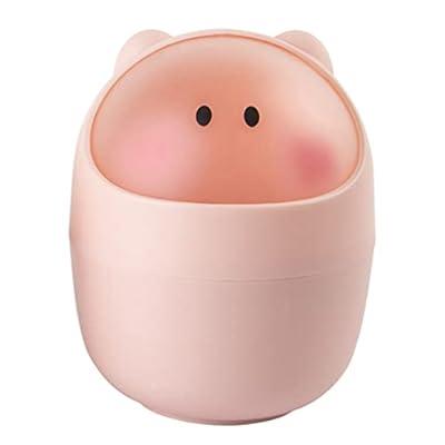 Best Deal for DOITOOL Cute Mini Desktop Trash Can Small Garbage