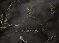 Algopix Similar Product 15 - Black Autograph Book for Adults Small