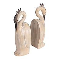 Algopix Similar Product 9 - Creative CoOp Resin Heron Bookends