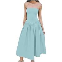 Algopix Similar Product 4 - Strapless Maxi Dresses for Women 2024