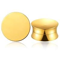 Algopix Similar Product 6 - Twolobes 916 14mm Gold 2 PCS