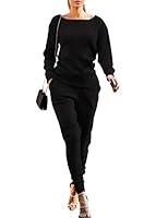 Algopix Similar Product 1 - VNVNE Womens Fall RibKnit Pullover