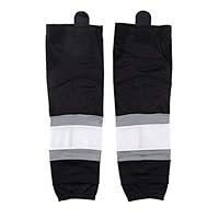 Algopix Similar Product 7 - COLDINDOOR Hockey Socks Black Adult