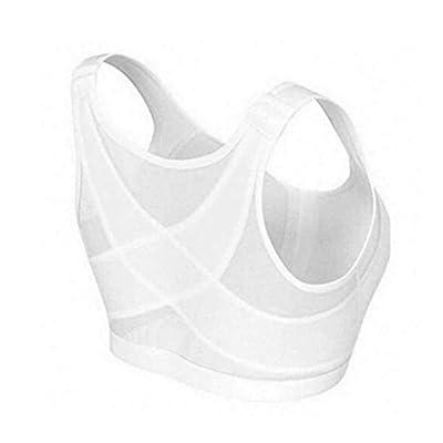 Senior Women's Full Coverage Posture Bra with Front Closure for Back Support