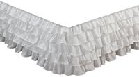 Algopix Similar Product 16 - Greenland Home MultiRuffle Bed Skirt