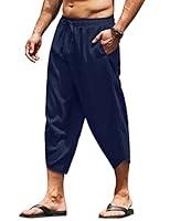 Algopix Similar Product 7 - COOFANDY Mens Beach Pants Loose Casual