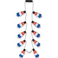 Algopix Similar Product 13 - Patriotic Ice Pop LightUp Necklace 