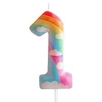 Algopix Similar Product 17 - 8th Birthday Candles Number 8 Pink