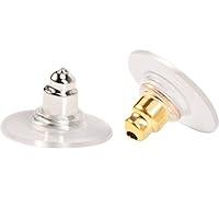 Algopix Similar Product 7 - 200 Pieces Bullet Clutch Earring Backs