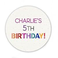 Algopix Similar Product 15 - Personalized Birthday Stickers with